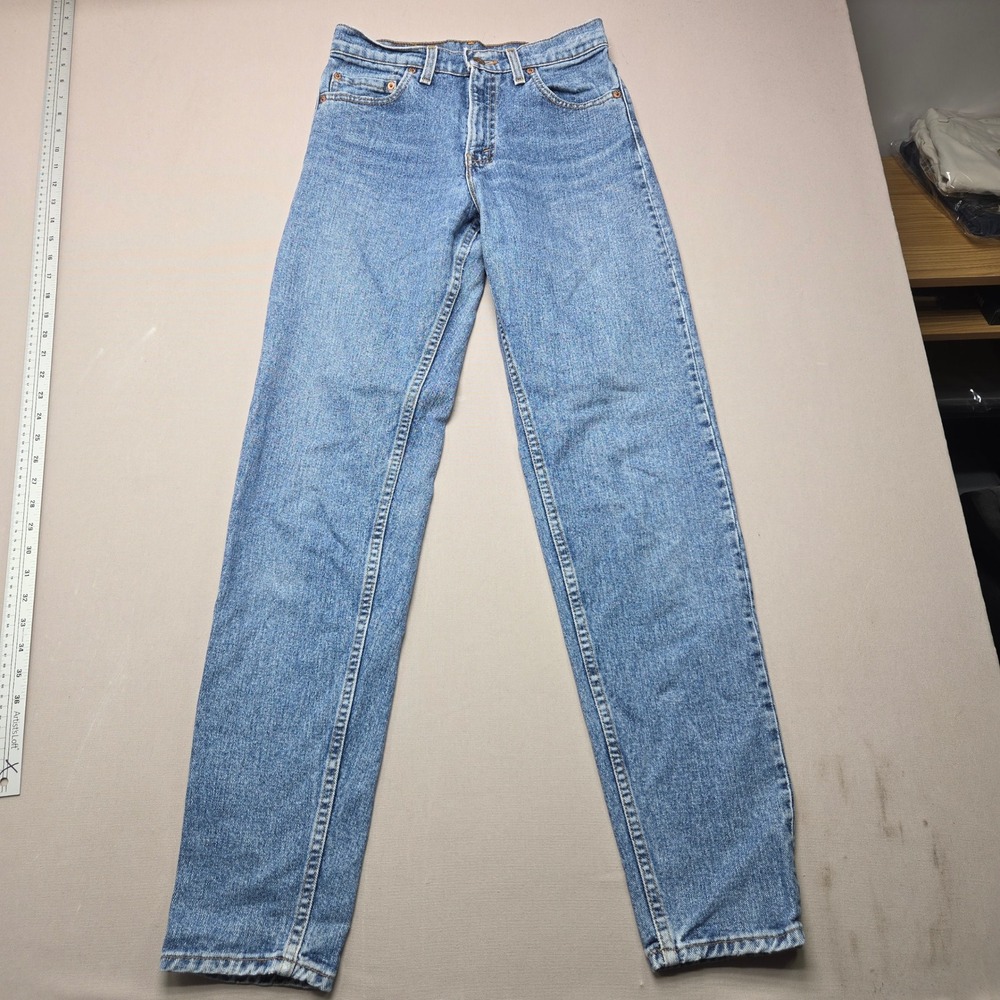 Vintage 90's Levi's 550 Jeans Relaxed Tapered High Rise Blue Mens W28 L34